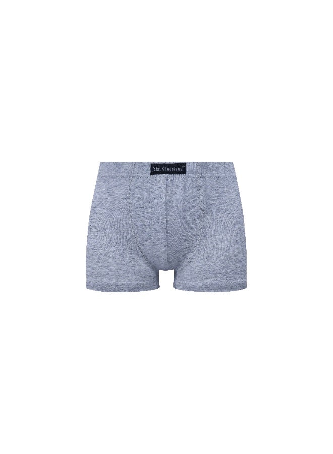 John Gladstone Boy's Boxer Plain Inner Elastic Assorted Colors Pack of 6 - Image 4